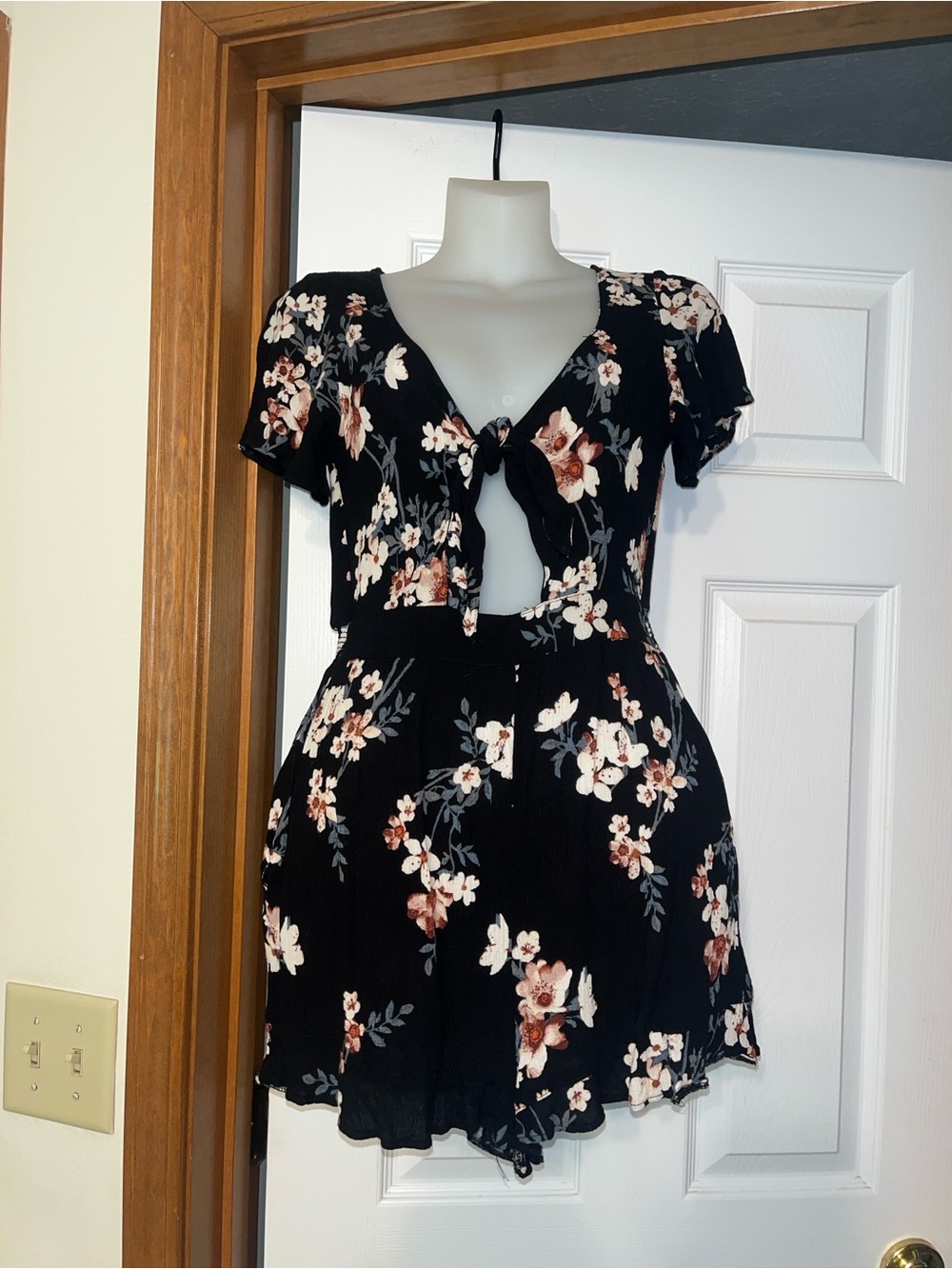 American Eagle Floral Romper